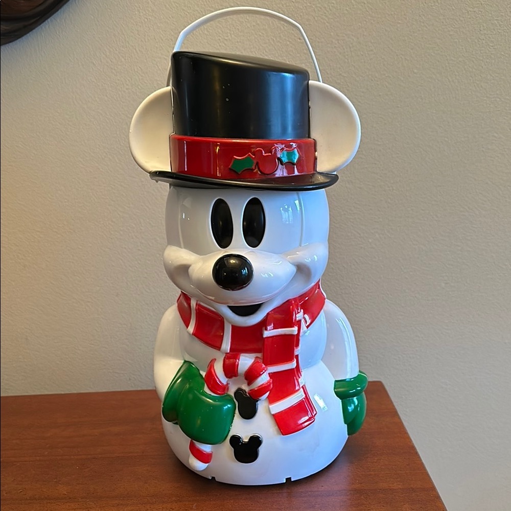 Disney Holiday Snowman with Red and Green Accents